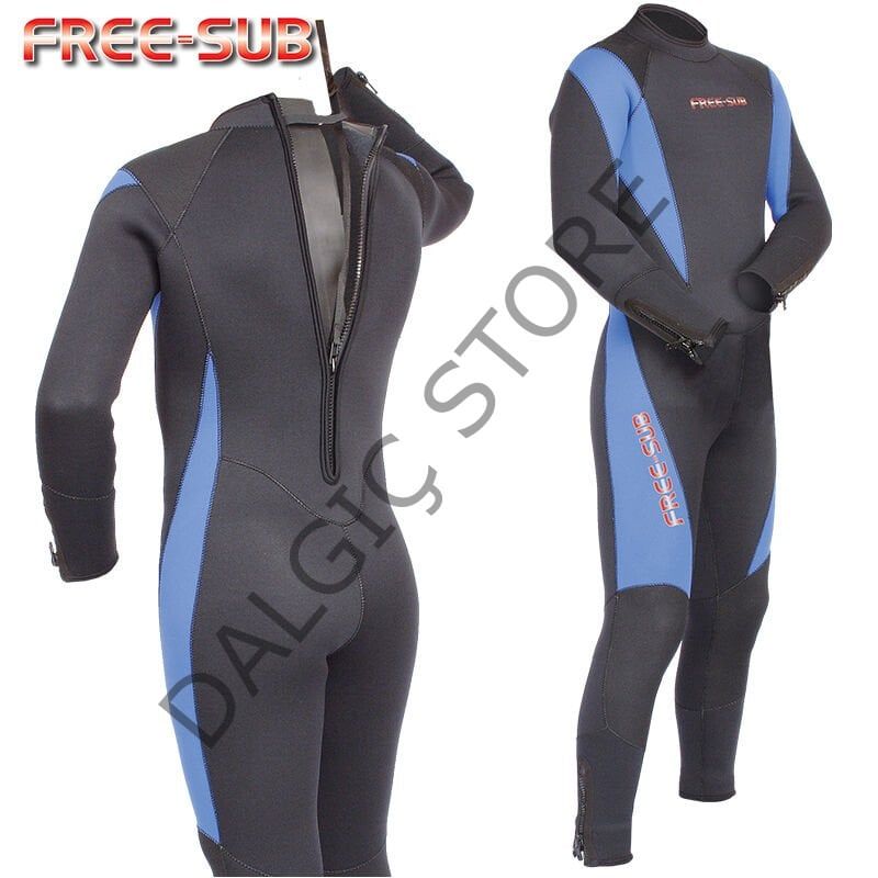 FREE-SUB 4 Mevsim Scuba Elbisesi 5mm XXL