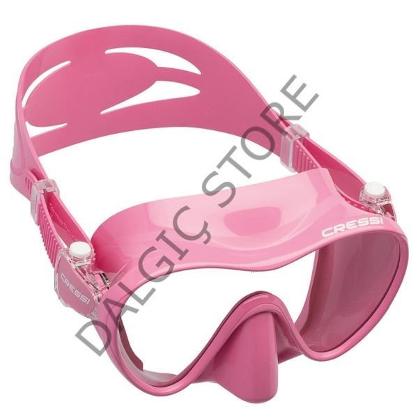 CRESSİ F1 Frameless Dalış Maskesi PEMBE-JUNİOR