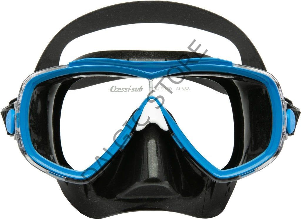 CRESSİ Estrella Dalış Maskesi SİYAH-MAVİ