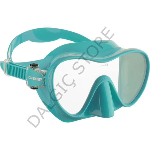 CRESSİ F1 Frameless Dalış Maskesi AQUAMARİN