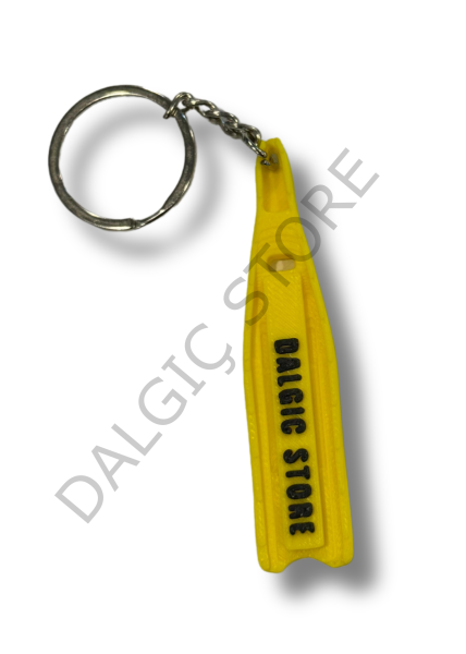 DALGICSTORE Serbest Dalış Palet Anahtarlık SARI