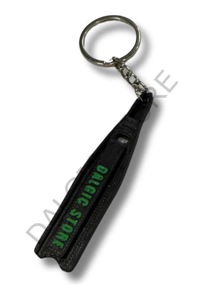 DALGICSTORE Serbest Dalış Palet Anahtarlık SİYAH-YEŞİL