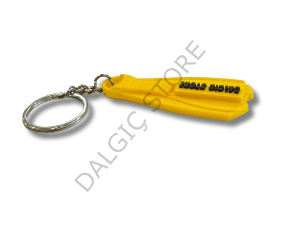 DALGICSTORE Tüplü Dalış Palet Anahtarlık SARI