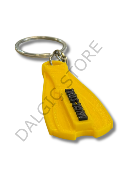 DALGICSTORE Tüplü Dalış Palet Anahtarlık SARI