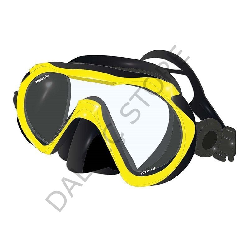 BEUCHAT Maske 1DIVE SARI-SİYAH