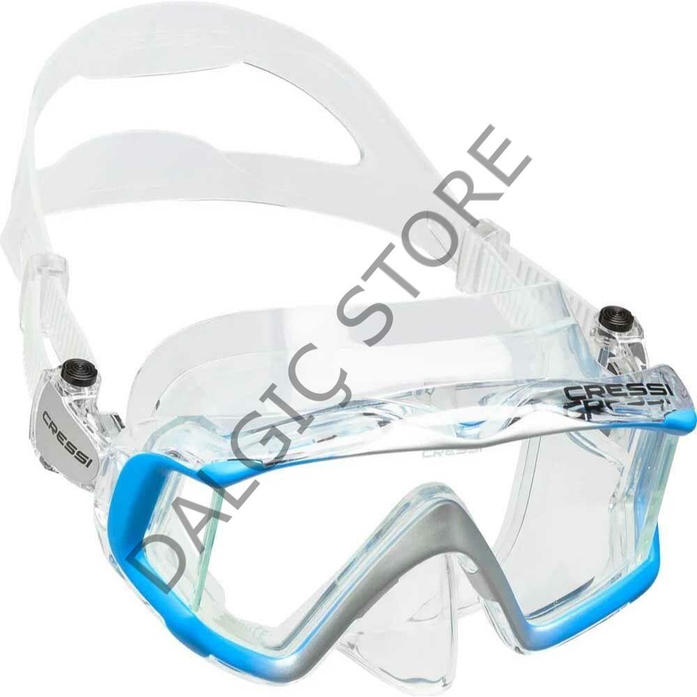 CRESSİ Liberty3 Triside  Maske MAVİ-ŞEFFAF