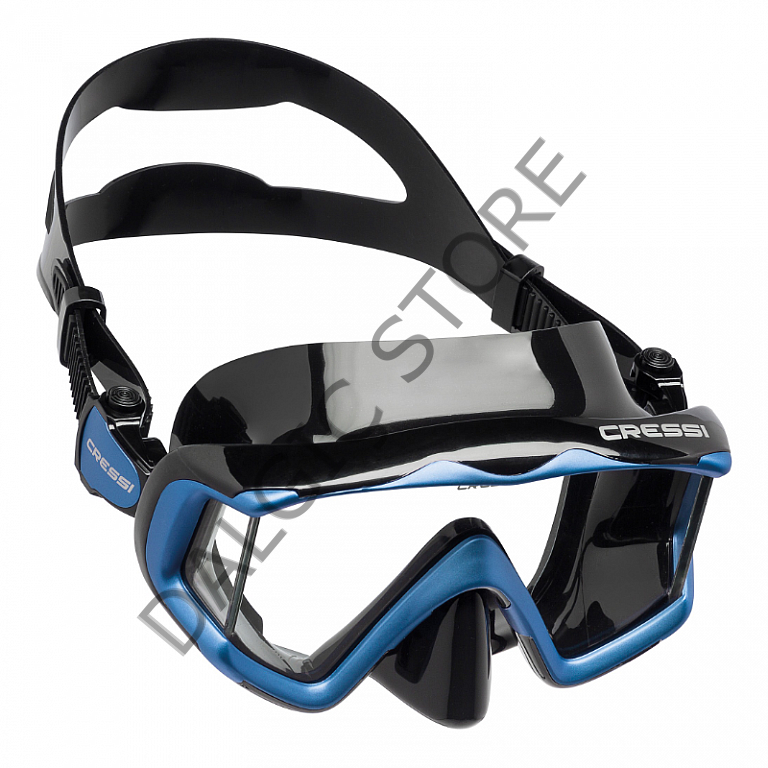 CRESSİ Liberty3 Triside Dalış Maskesi SİYAH-MAVİ