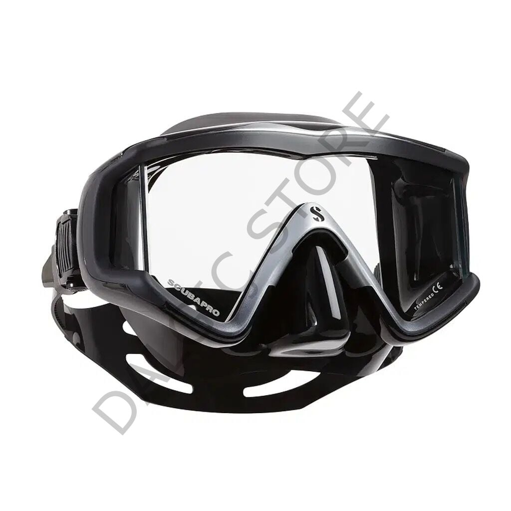 SCUBAPRO Crystal vu Maske SİYAH-GRİ