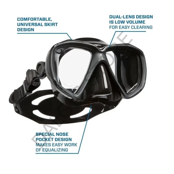 SCUBAPRO Spectra Maske SİYAH