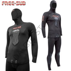 FREE-SUB Hunter Black 5mm Jako Elbise