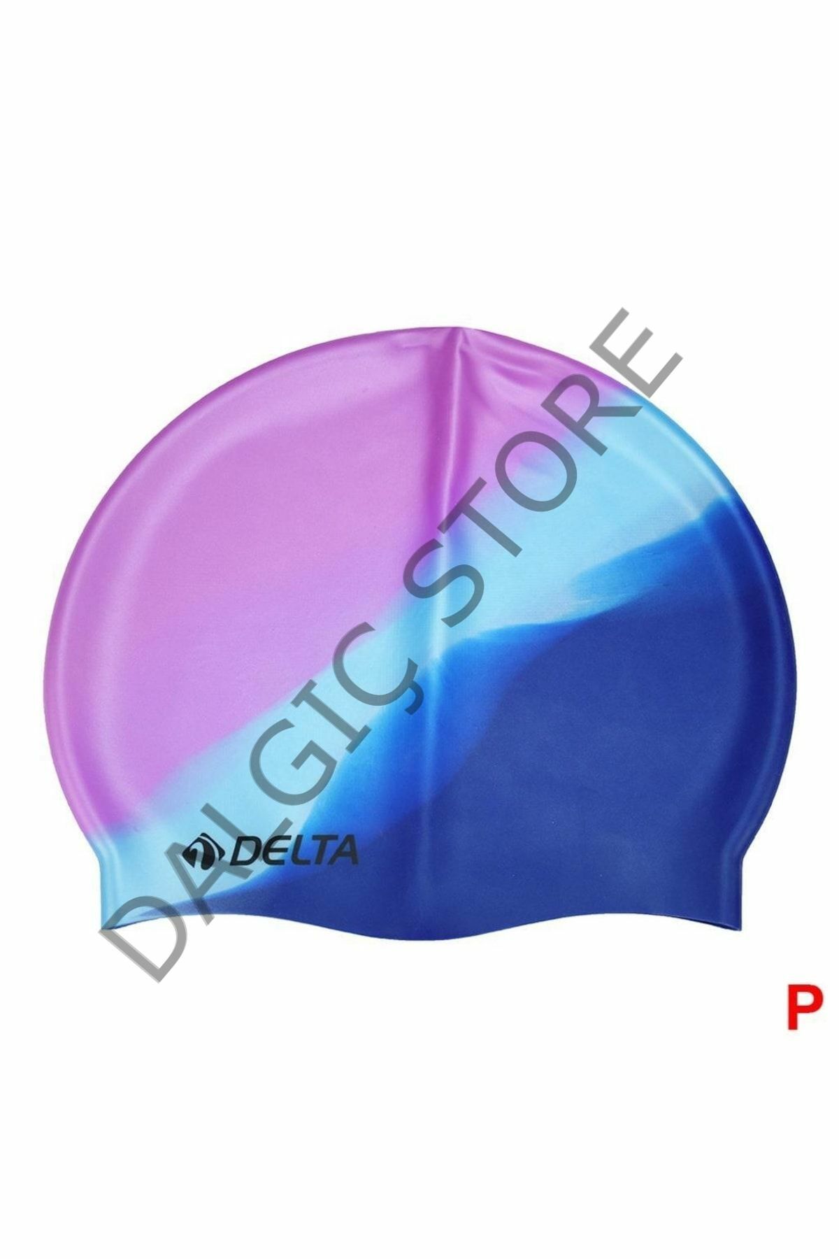 DELTA Unisex Gökkuşağı Silikon Bone LACİVERT-MAVİ-PEMBE