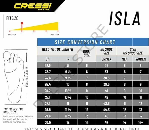 CRESSI Isla 7mm Dalış Patiği