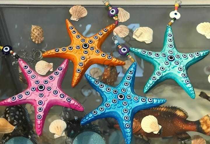 Nazar Boncuklu Deniz Yıldızı