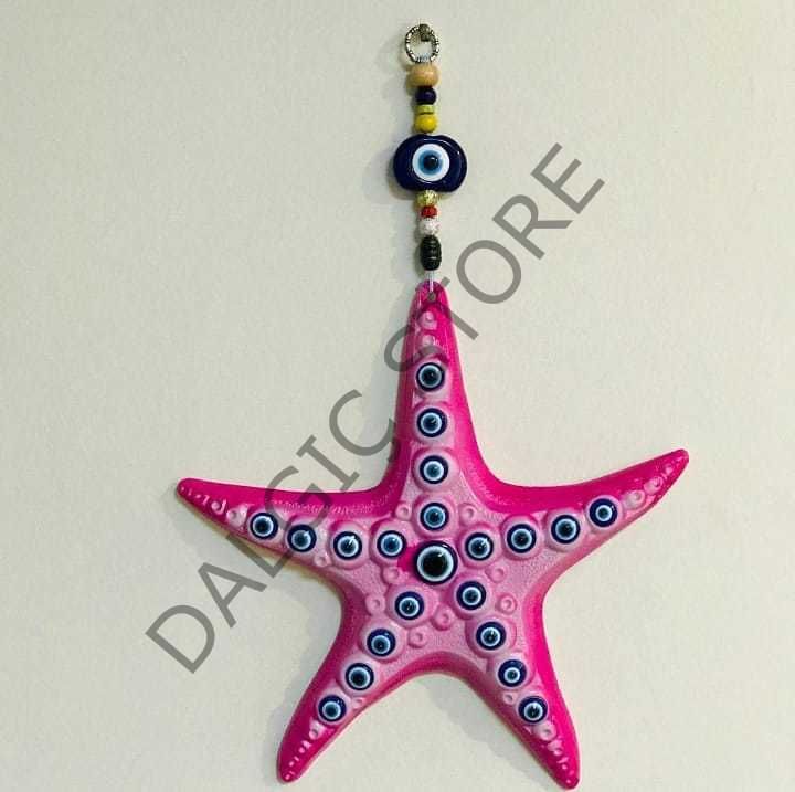 Nazar Boncuklu Deniz Yıldızı PEMBE
